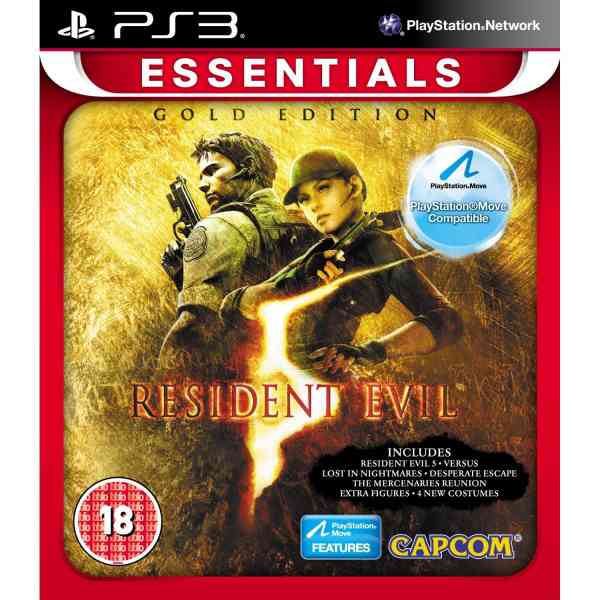 Resident Evil 5 Gold Move Essentials Ps3